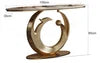 Modern Luxury Marble Slab Entrance Table Living Room Facing Door Wall End Scenic Platform Corridor Storage Rack Eco-friendly