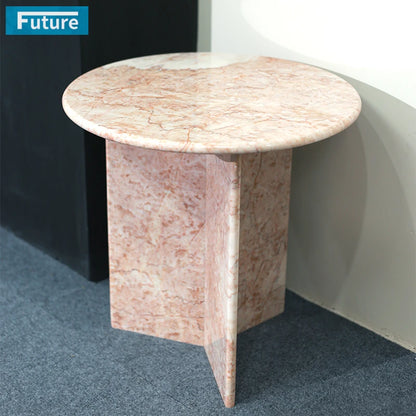 Luxury Designer Best Selling Rustic Industrial Style Marble SideTable for Living Room Center Piece and Home Decor
