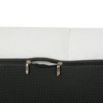 Modern L-Shaped Convertible Sectional Sofa Sofa Bed High-Density Fully Compressed Sponge Chaise Lounge 2-Piece Set Fully