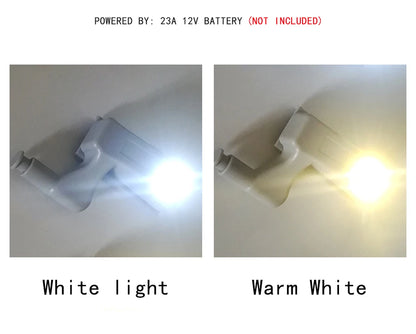 5 Pcs LED lamp Cabinet Hinge Light Kitchen Bedroom Living Room Cupboard Wardrobe Inner Loop Drawer Sensor Night Light