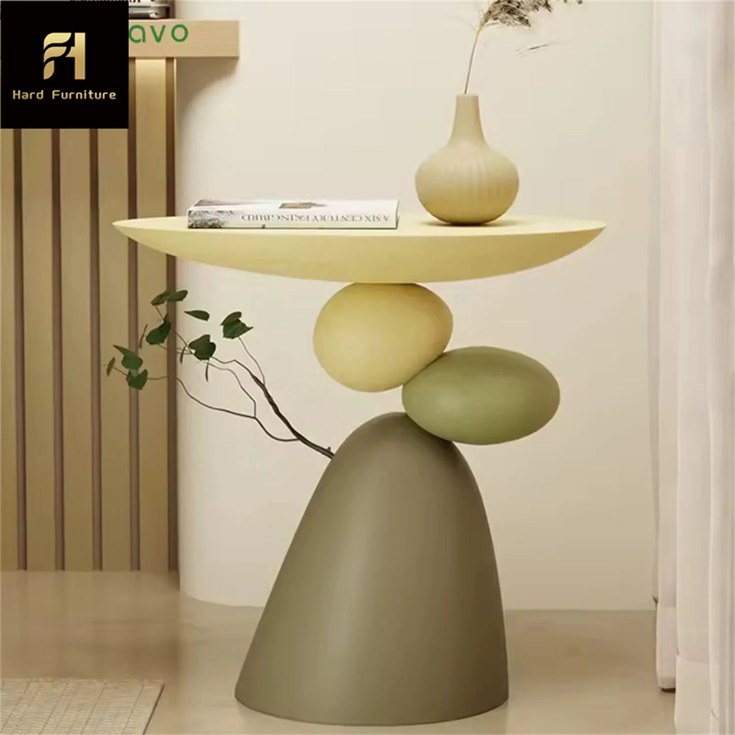 Modern Simple Resin Coffee Table Ins Design Interior Furniture for Home Office Living Room for Hotels Villas Decoration