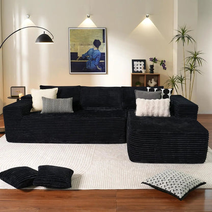 l Shape Modular Apartment Sofa Modern Vacuum Roll Compression Sofa Sectional Furniture Living Room