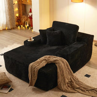 Vacuum Compression Boneless Sofa Corduroy White Rolled High-density Sponge Integrated Sofa Bed