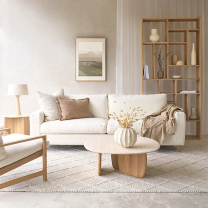 Modern Design Fabric Sofa Set Comfortable Living Room Furniture with Stainless Steel Back Rectangular Pillow Sectional