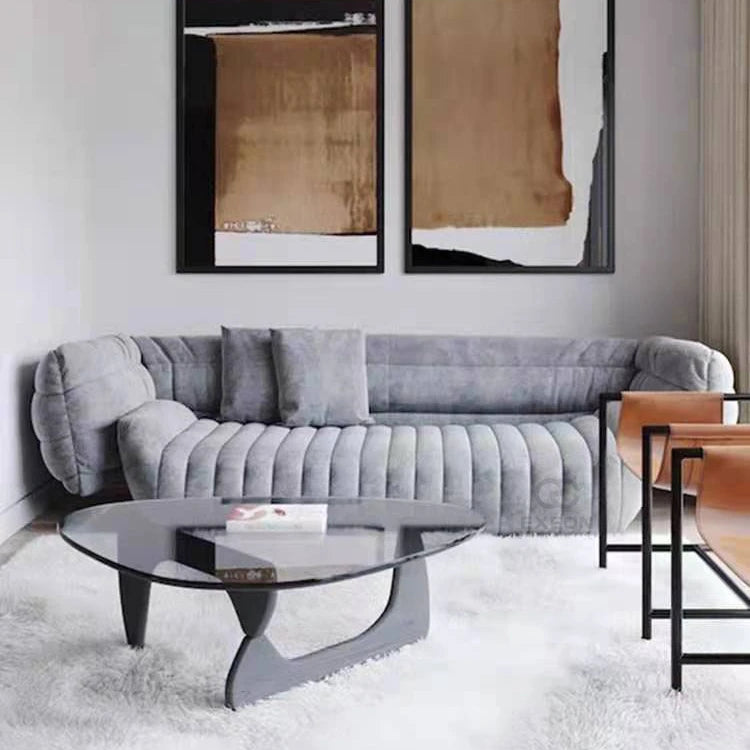 Italian Postmodern Fabric Sofa Designer Nordic Large Apartment Sofa Villa High-end Living Room