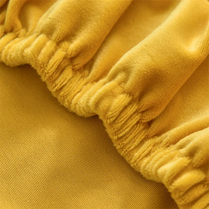 Velvet Arc Seat Sofa Cover Elastic Club Armchairs Covers Living Room Single Seat Tub Couch Slipcovers With Seat Cushion Covers