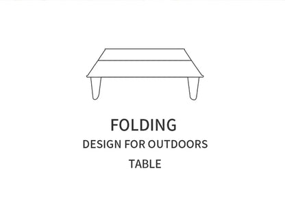 Portable Camping Table, Small Ultralight Folding Table with Aluminum Table Top and Carry Bag, Mini Barbecue Coffee Table