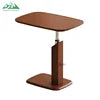 Wayon Modern Adjustable Height Side Table C-Shaped Laptop Desk Mobile Workstation for Sofa Bed Living Room