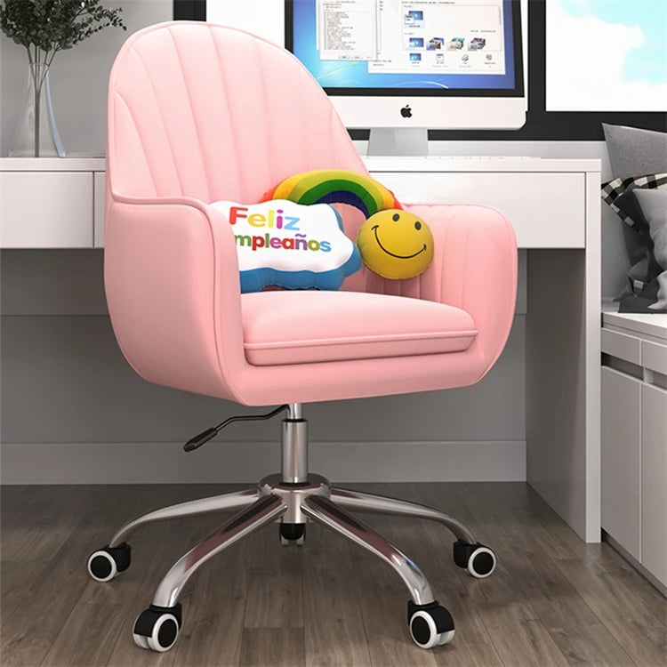 Executive Dormitory Lift Swivel Computer Chair Home Hotel Backrest Office Chairs Study Learning Bedroom Casual Makeup Chair
