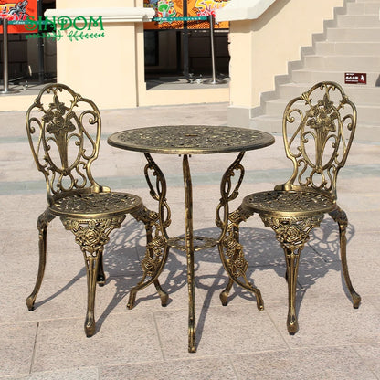Outdoor Aluminum Table and Chair Set Patio Furniture for Garden