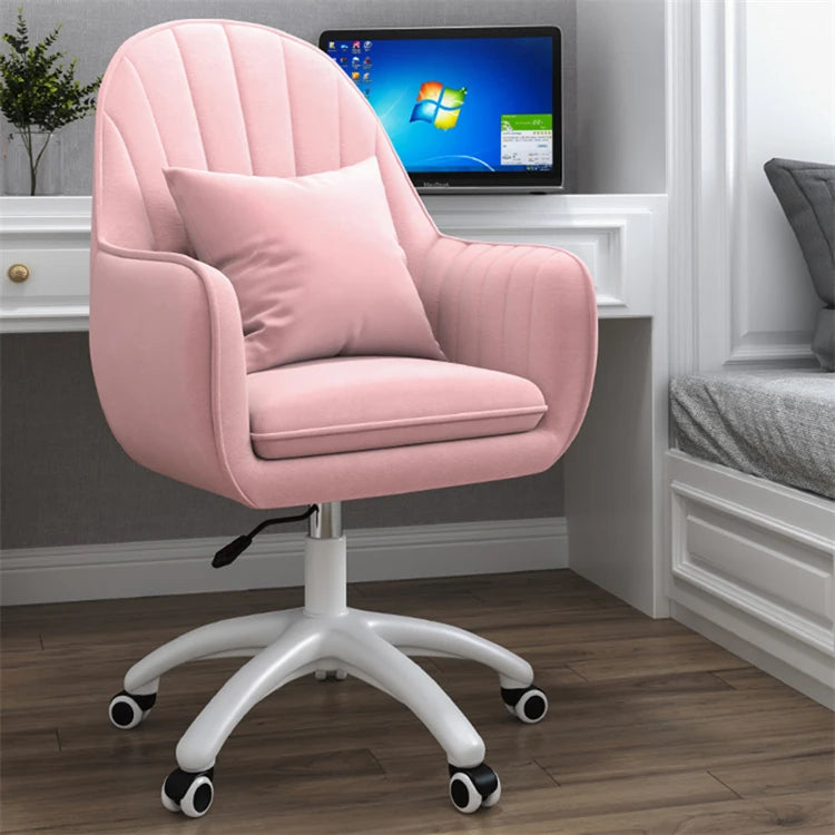 Executive Dormitory Lift Swivel Computer Chair Home Hotel Backrest Office Chairs Study Learning Bedroom Casual Makeup Chair