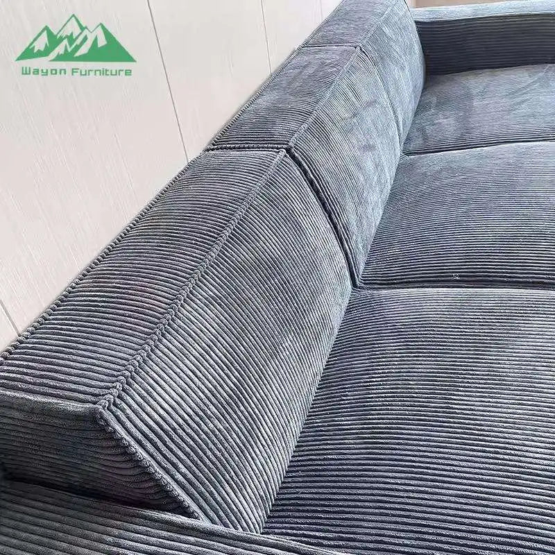 Wholesale Custom Hotel-Grade Fabric Three-Seater Reclining Sofa for Lobby & Hospitality Suite Projects