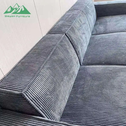 Wholesale Custom Hotel-Grade Fabric Three-Seater Reclining Sofa for Lobby & Hospitality Suite Projects
