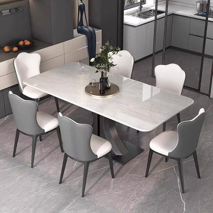 Natural Luxury Stone Dining Table Marble Light Luxury High-end Imported Household New Rectangular Home Furniture