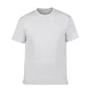 Wholesale Custom Oversized Plain Logo White T-shirts in Bulk Mens Blank T Shirt Unisex 100% Organic Pima Cotton Bulk Tshirts