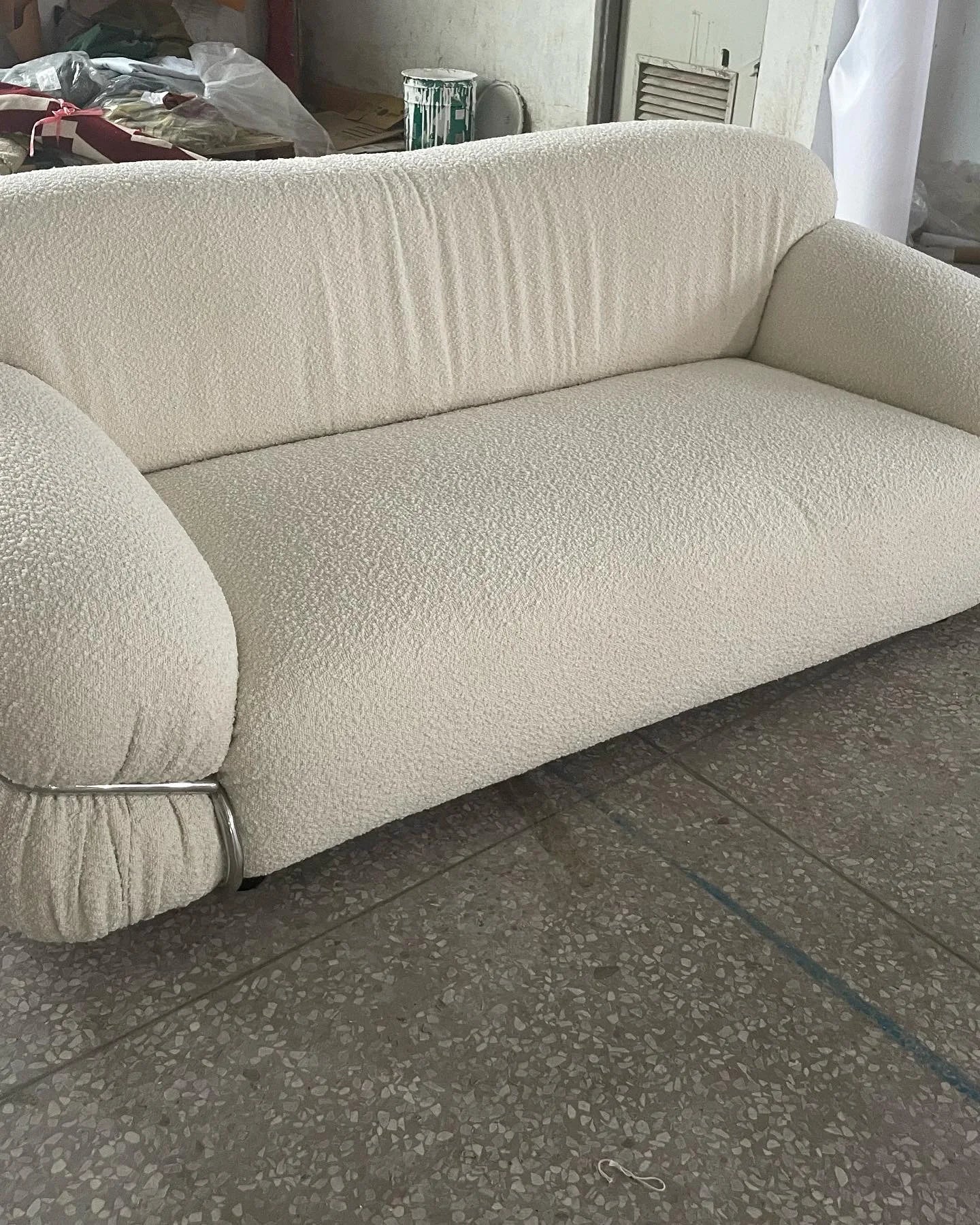 Hot Sale Custom Sofa Set Modern Chesterfield Two Seat Storage Fabric Living Room Furniture for Apartments Hotels-Direct