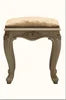 European Style Modern LED Cream White Dressing Table Girls' Makeup Table with Lighted Mirror Wood Panel Bedroom Furniture