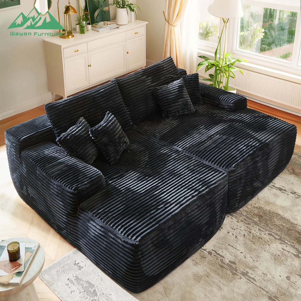 Wayon Professional Compressed Sofa for Export Logistics with High Density Resilience
