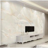 Photo Wallpaper Modern Simple Beige Marble Background Wall Mural Living Room TV Sofa Hotel Luxury Decor Papel De Parede Sala 3 D