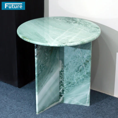 Luxury Designer Best Selling Rustic Industrial Style Marble SideTable for Living Room Center Piece and Home Decor
