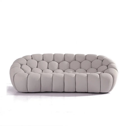 Customized Luxury Italian Design Living Room Wood Sofas Leather Furniture