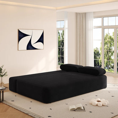 Modular Convertible Sectional Sofa  Upholstered L-Shape Modern Sofa for Living Room Bedroom Apartment No Assembly Required