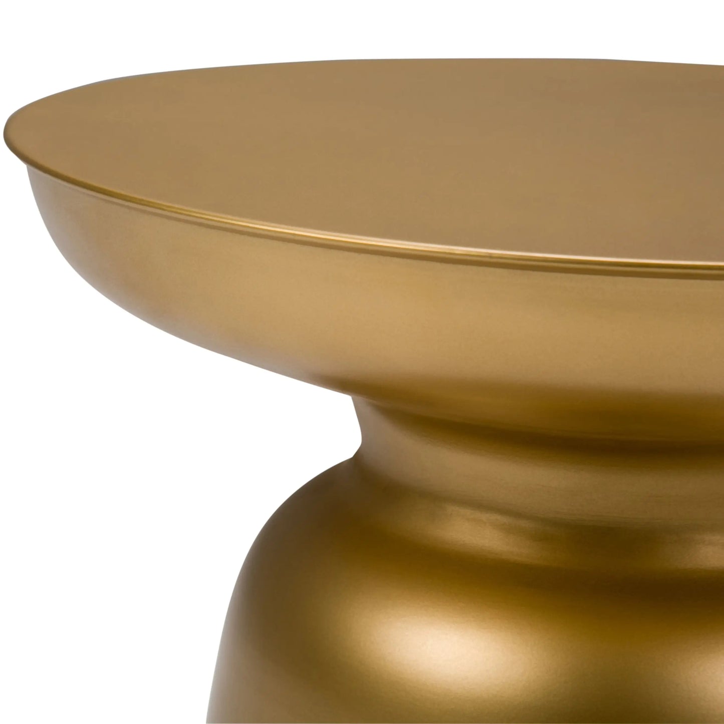 DB Toby Gold Metal Accent Table for Office Decor & Accessories