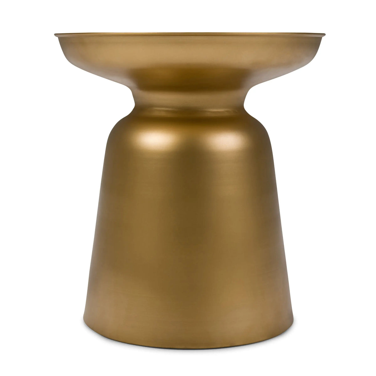 DB Toby Gold Metal Accent Table for Office Decor & Accessories