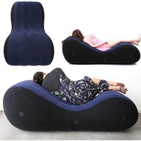 Sofa Inflatable Bench Bed Magic Lounge S-Shape Pillow Furniture for Adults Rest Kids Rest Game Toys Couples-Love Position Aid