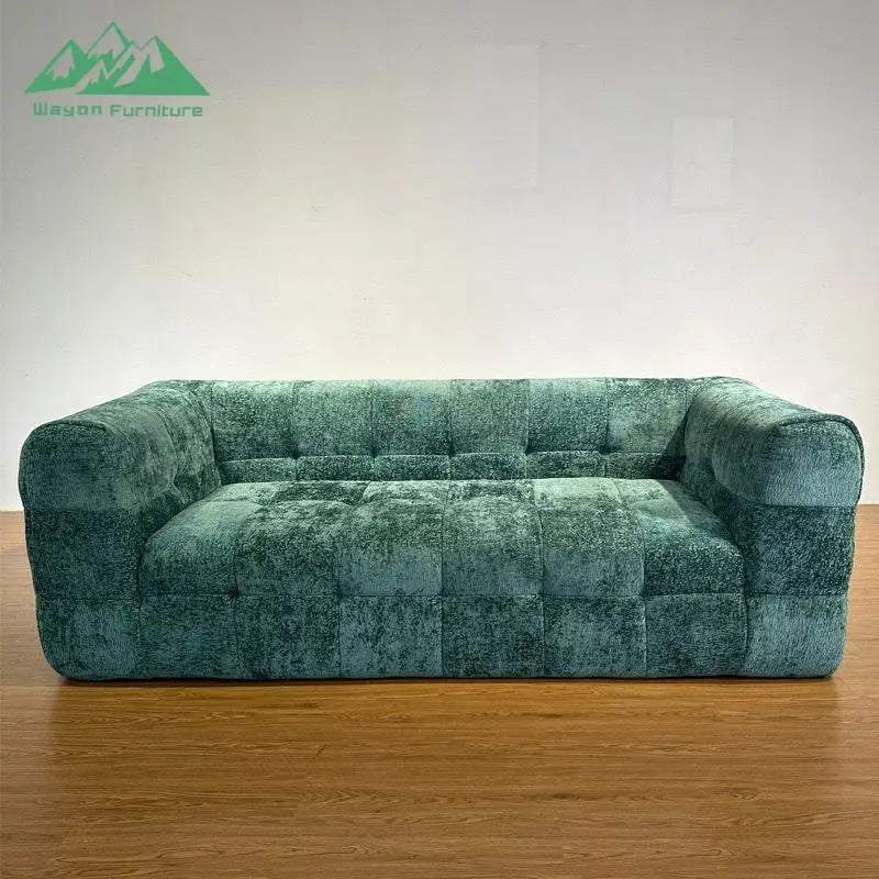 Wayon Modern L-Shape Sofa Bed Set 2 Seater Sectional Sofa for Living Room and Dormitory Use