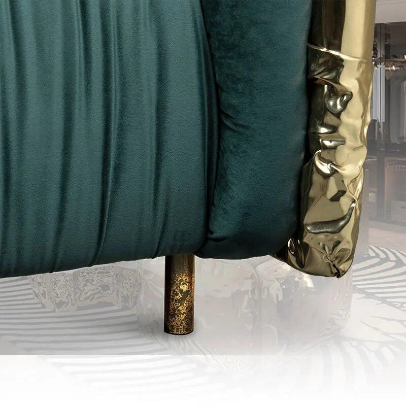 Italian BOCA Style Full-skin High-grade Stainless Steel Intensive Light Luxury Sofa Furniture