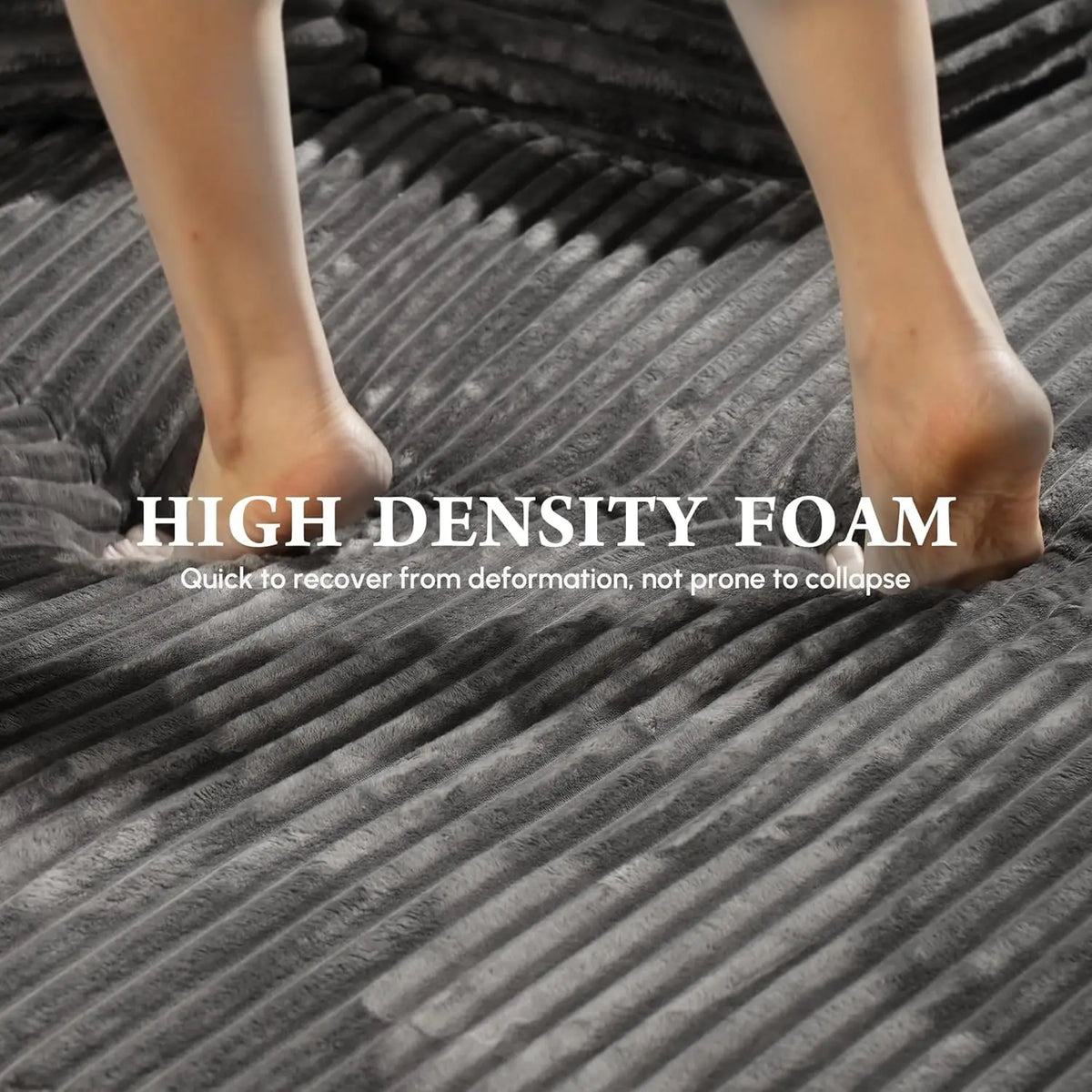 lazy floor sofa Vacuum Compression One-piece Formed High-density Full Sponge Sofa for Living Room
