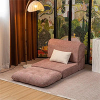Convertible Extendable Apartment-Friendly Living Room Compress Sofa Set Rectangle Furniture Fabric Material Modern Design Solid