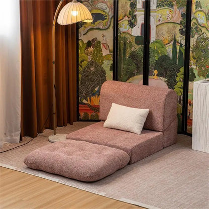 Convertible Extendable Apartment-Friendly Living Room Compress Sofa Set Rectangle Furniture Fabric Material Modern Design Solid