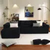 Modular Sectional Sofa Set Modern Design Corduroy Upholstery Compressed Sponge Filling Durable Living Room Furniture for Hotels