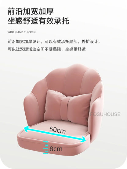 Home Comfortable Study Office Chairs Back Swivel Chair Dormitory Gaming Chair Student Lovely Computer Chair Bedroom Furniture