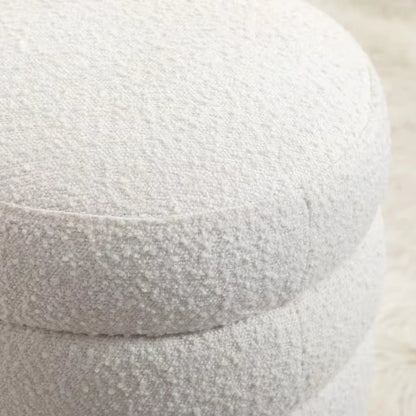Modern Comfort Upholstered Ottoman with Storage Wood Frame for Home Living Room or Office Furniture