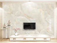 Photo Wallpaper Modern Simple Beige Marble Background Wall Mural Living Room TV Sofa Hotel Luxury Decor Papel De Parede Sala 3 D