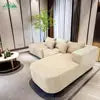 Wayon Luxury Extendable Convertible Compressible Foam Sofa Bed Set Modern Toeless Lounge Suite for Living Room & Villa