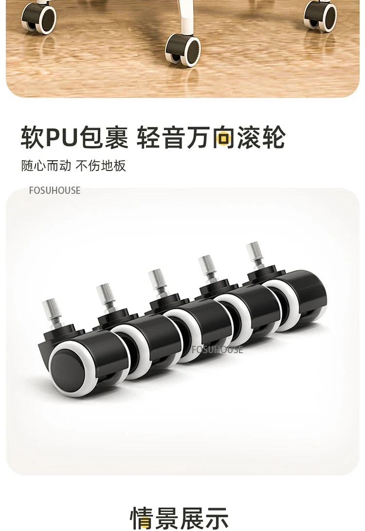 Computer Chair Nordic Household Comfortable Office Chair Bedroom Furniture Designer Backrest Study Swivel Pulley Gaming Chair