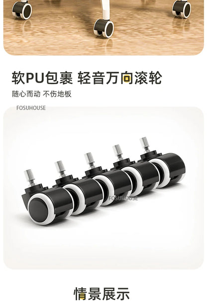 Computer Chair Nordic Household Comfortable Office Chair Bedroom Furniture Designer Backrest Study Swivel Pulley Gaming Chair