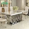 Wayon Modern Luxury Dining Table Unique Interlocking Rings Pedestal Table for Villa Project Use