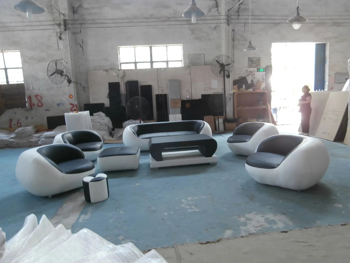 Modern design furniture sofa lounge nut circle curved sofa couch white modern sofas