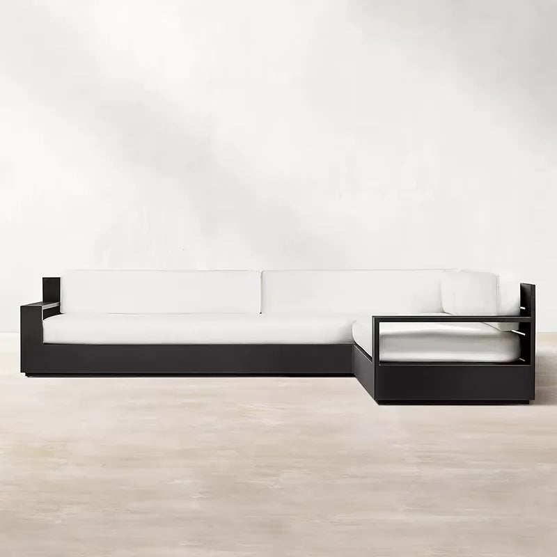 Nordic Outdoor Aluminum Modern Sofa Set Waterproof Garden Patio Furniture with Combined Features for Hotels