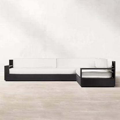 Nordic Outdoor Aluminum Modern Sofa Set Waterproof Garden Patio Furniture with Combined Features for Hotels