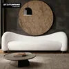 Modern Design Creativity  Fabric Moon Multi Person Backrest Leisure Sofa Living Room Hotel Villa