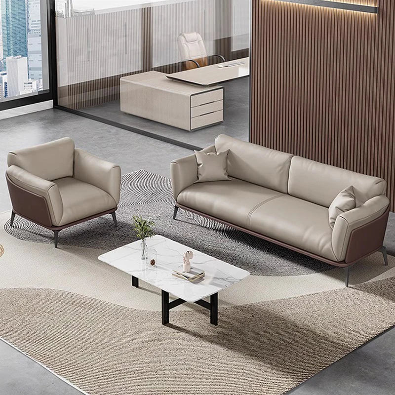 High Quality Luxury Modern Sectional Synthetic Leather Modular Sofa Bed 3 Pieces Selection Chinese Office Home Apartment School