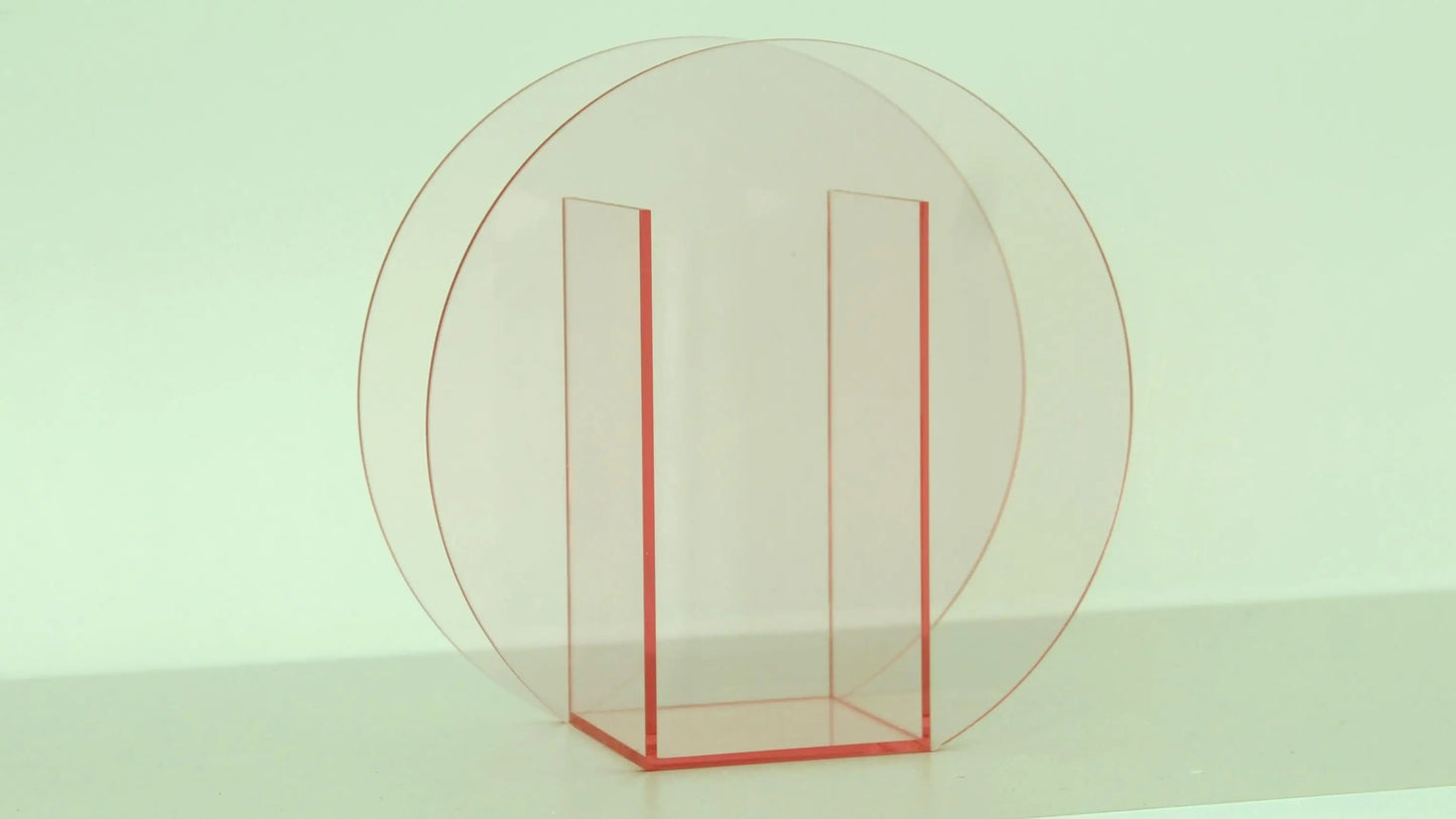 Nordic Modern Sofa Side Round Acrylic Coffee Table rainbow Colorful Living Room Center Side Tea Table
