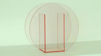 Nordic Modern Sofa Side Round Acrylic Coffee Table rainbow Colorful Living Room Center Side Tea Table