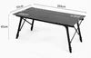 Lightweight Outdoor Furniture Portable Beach Picnic Camping Folding Table Three-piece Aluminum Alloy Plate Adjustable Height